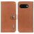 Чехол-книжка KHAZNEH Wallet Cover для Google Pixel 9a - Brown: фото 1 из 8