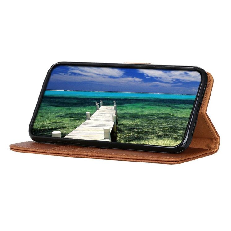 Чехол-книжка KHAZNEH Wallet Cover для Google Pixel 9a - Brown: фото 3 из 8