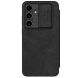 Чохол-книжка NILLKIN Qin Pro для Samsung Galaxy S24 FE (S721) - Black (367576B). Фото 1 з 15