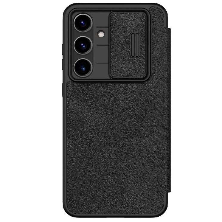 Чохол-книжка NILLKIN Qin Pro для Samsung Galaxy S24 FE (S721) - Black: фото 1 з 15