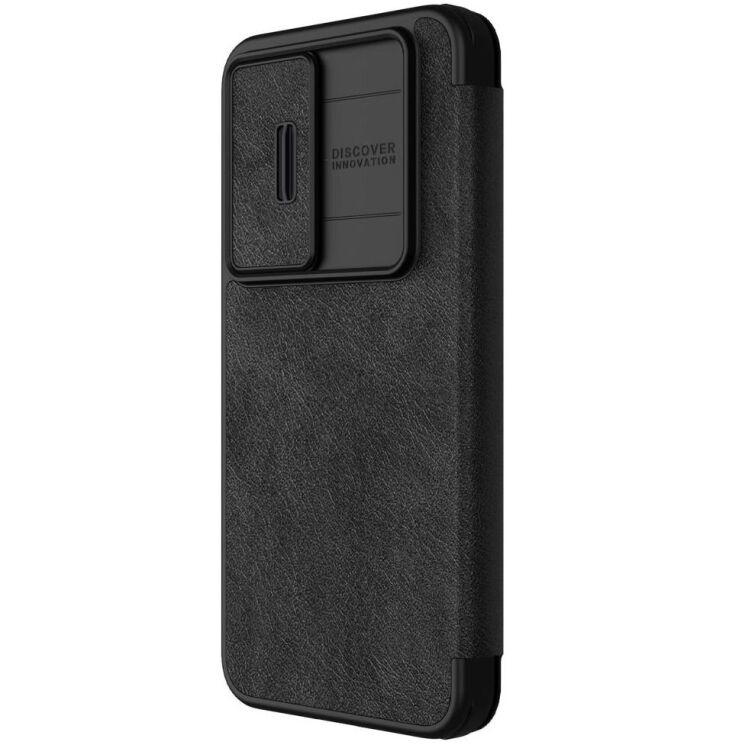Чохол-книжка NILLKIN Qin Pro для Samsung Galaxy S24 FE (S721) - Black: фото 2 з 15