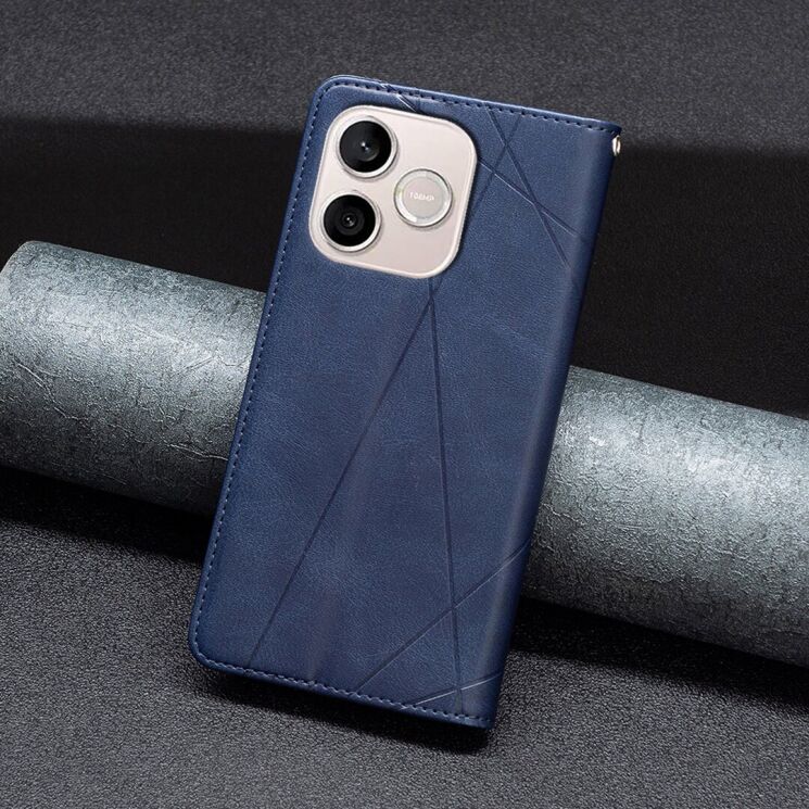 Чехол-книжка с карманами UniCase Geometric Pattern для Honor 600 Lite - Blue (411802L) Чехол-книжка с карманами UniCase Geometric Pattern для Honor 600 Lite - Blue: фото 6 из 10