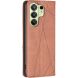 Чохол-книжка з кишеньками UniCase Geometric Pattern для TECNO Camon 50 - Brown (386318Z). Фото 3 з 10