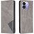 Чехол-книжка с карманами UniCase Geometric Pattern для Xiaomi Redmi Note 17 - Grey: фото 1 из 10