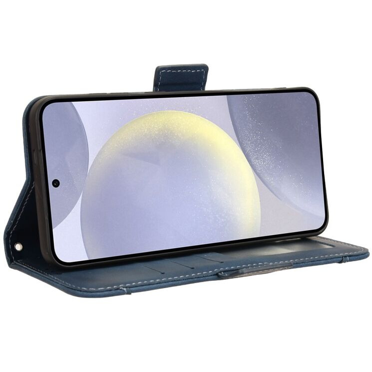 Чехол-книжка с кармашками Deexe Wallet Stand для Samsung Galaxy S26 FE - Blue (412778L) Чехол-книжка с кармашками Deexe Wallet Stand для Samsung Galaxy S26 FE - Blue: фото 6 из 15