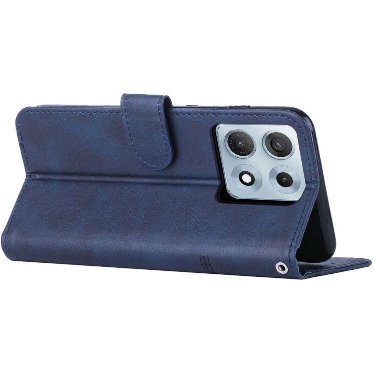Чехол-книжка с застежкой UniCase Jet Cover для Motorola Edge 70 Max - Blue: фото 2 из 10