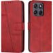 Чехол-книжка с застежкой UniCase Jet Cover для Motorola Edge 70 Pro - Red (412017R). Фото 1 из 10