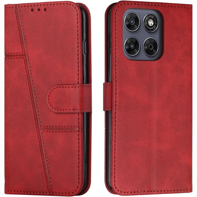 Чехол-книжка с застежкой UniCase Jet Cover для Motorola Edge 70 Pro - Red: фото 1 из 10