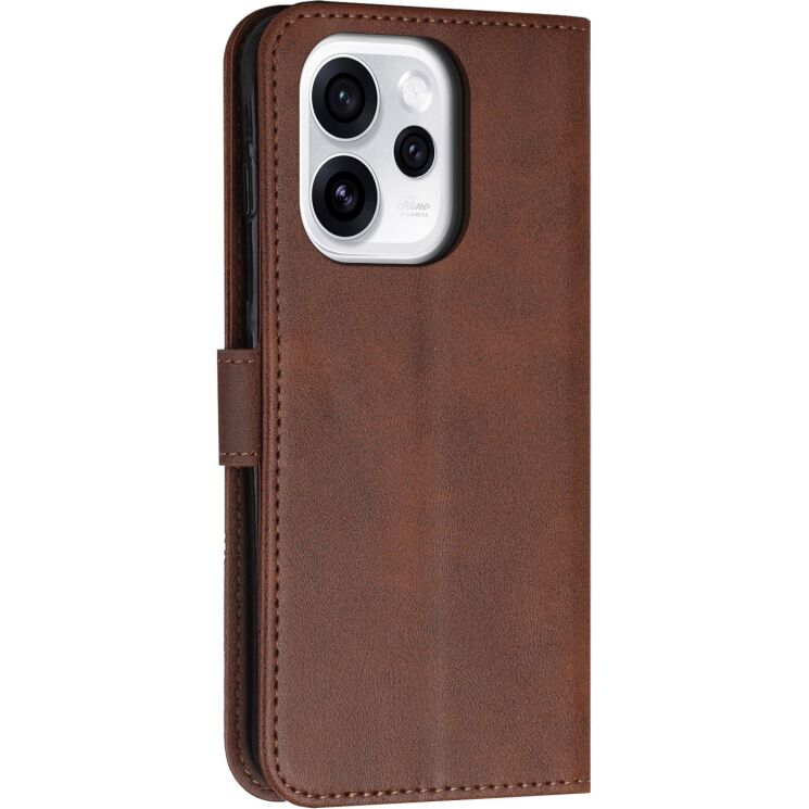 Чехол-книжка с застежкой UniCase Jet Cover для OPPO Reno 15 - Brown: фото 6 из 11