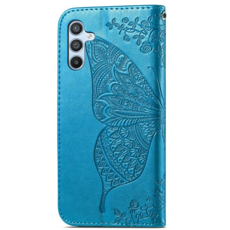 Чехол-книжка UniCase Butterfly Pattern для Samsung Galaxy A56 (A566) - Blue: фото 6 из 9
