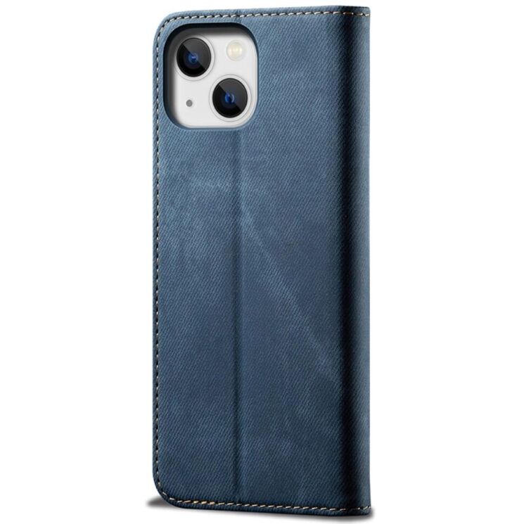 Чехол-книжка UniCase Jeans Wallet для Apple iPhone 15 - Blue: фото 5 из 7