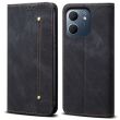 Чохол-книжка UniCase Jeans Wallet для OPPO A5x - Black (385702B)