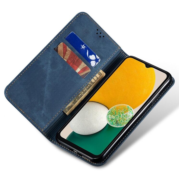 Чехол-книжка UniCase Jeans Wallet для Samsung Galaxy A24 (A245) - Blue: фото 2 из 6