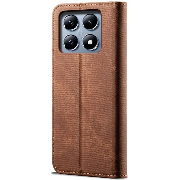 Чехол-книжка UniCase Jeans Wallet для Xiaomi 14T - Coffee: фото 5 из 6