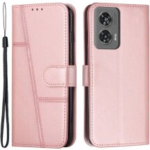 Чехол-книжка UniCase Jet Cover для Motorola Edge 50 Fusion - Rose Gold: фото 1 из 10