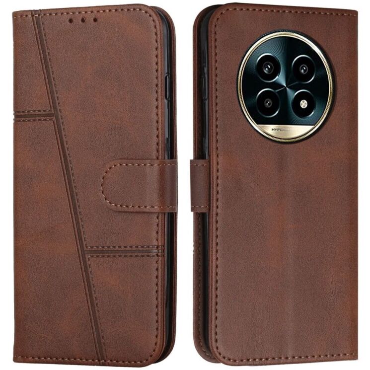 Чохол-книжка UniCase Jet Cover для Realme 13 Pro / 13 Pro Plus - Brown: фото 1 з 10