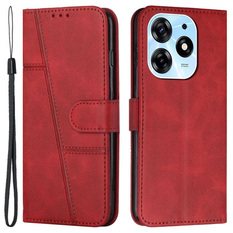Чехол-книжка UniCase Jet Cover для TECNO Spark 10 Pro - Red: фото 1 из 11