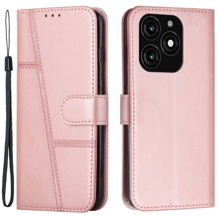 Чохол-книжка UniCase Jet Cover для TECNO Spark 20 - Rose Gold: фото 1 з 10