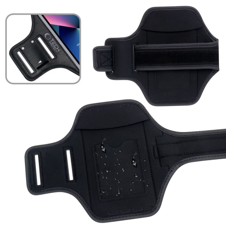 Чехол на руку Tech-Protect M4 Universal Armband (5906302375677) - Black: фото 2 из 6