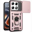 Чехол с защитой камеры Deexe Armor Shield для Motorola Edge 70 Pro - Rose Gold (412002RG)
