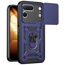 Чохол із захистом камери Deexe Armor Shield для TECNO Spark 50 Pro - Blue: фото 1 з 9