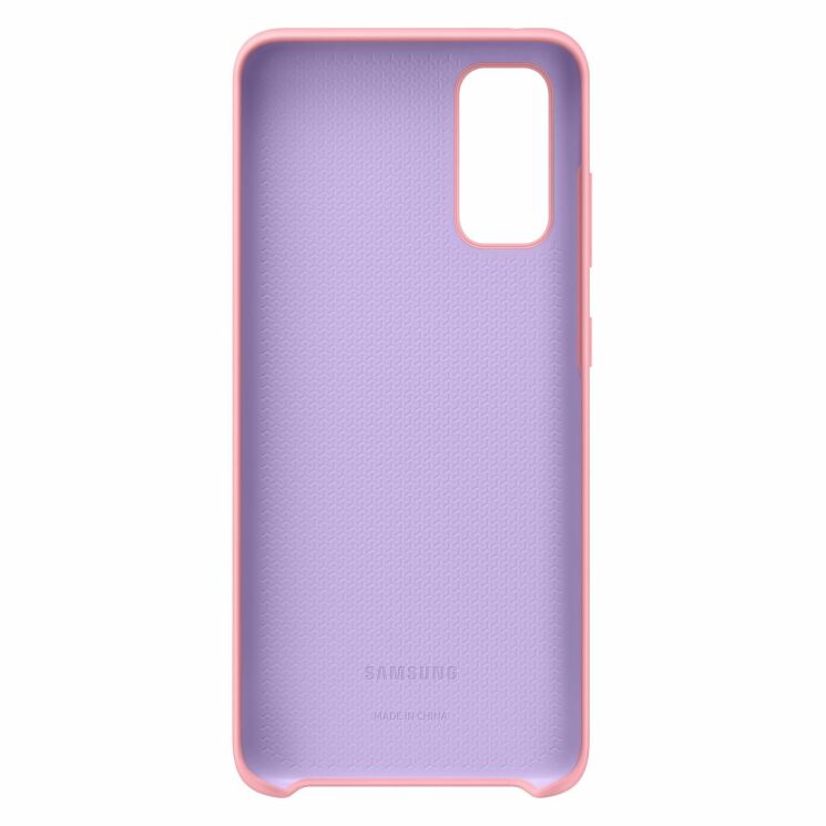 Чохол Silicone Cover для Samsung Galaxy S20 (G980) EF-PG980TPEGRU - Pink: фото 3 з 3