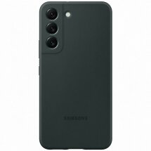Чехол Silicone Cover для Samsung Galaxy S22 (S901) EF-PS901TGEGRU - Forest Green: фото 1 из 5