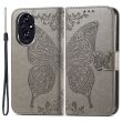 Чехол UniCase Butterfly Pattern для Honor 200 Pro - Grey (362142H)