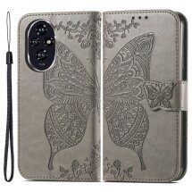 Чехол UniCase Butterfly Pattern для Honor 200 Pro - Grey: фото 1 из 7