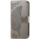 Чехол UniCase Butterfly Pattern для Motorola Moto G84 - Grey (339149H). Фото 5 из 5