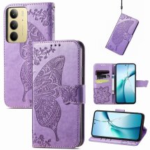 Чехол UniCase Butterfly Pattern для Realme C75 - Light Purple: фото 1 из 9