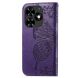 Чехол UniCase Butterfly Pattern для TECNO Spark Go 2024 / Spark 20C - Dark Purple (343012DV). Фото 5 из 8