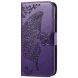 Чехол UniCase Butterfly Pattern для TECNO Spark Go 2024 / Spark 20C - Dark Purple (343012DV). Фото 4 из 8