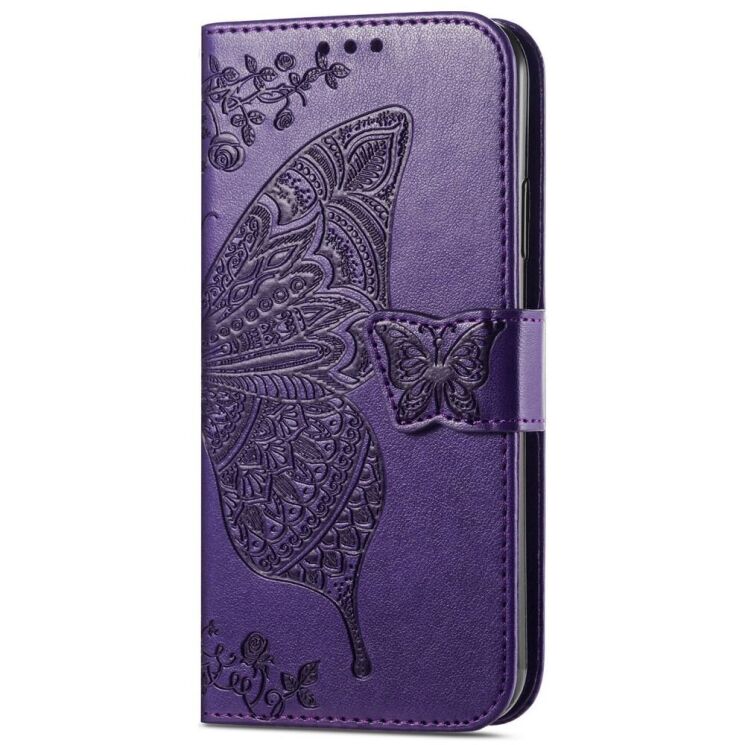Чехол UniCase Butterfly Pattern для TECNO Spark Go 2024 / Spark 20C - Dark Purple: фото 4 из 8
