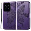 Чехол UniCase Butterfly Pattern для Xiaomi 14 Pro - Dark Purple (342144DV)