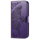 Чехол UniCase Butterfly Pattern для Xiaomi 14 Pro - Dark Purple (342144DV). Фото 5 из 5
