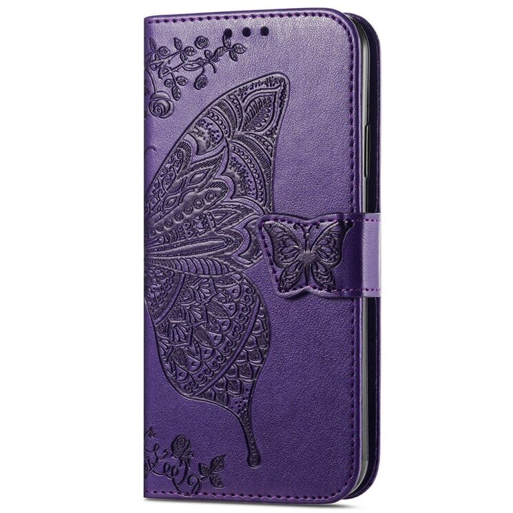 Чехол UniCase Butterfly Pattern для Xiaomi 14 Pro - Dark Purple: фото 5 из 5