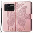 Чехол UniCase Butterfly Pattern для Xiaomi Poco M4 Pro 4G - Rose Gold (299026RG)