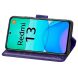 Чехол UniCase Butterfly Pattern для Xiaomi Redmi 13 - Dark Purple (358906DV). Фото 3 из 7