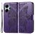 Чехол UniCase Butterfly Pattern для Xiaomi Redmi 13 - Dark Purple: фото 1 из 7