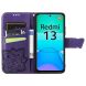 Чехол UniCase Butterfly Pattern для Xiaomi Redmi 13 - Dark Purple (358906DV). Фото 2 из 7