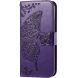 Чехол UniCase Butterfly Pattern для Xiaomi Redmi 13 - Dark Purple (358906DV). Фото 6 из 7