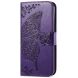 Чехол UniCase Butterfly Pattern для Xiaomi Redmi Note 14 5G - Dark Purple (373311DV). Фото 4 из 9