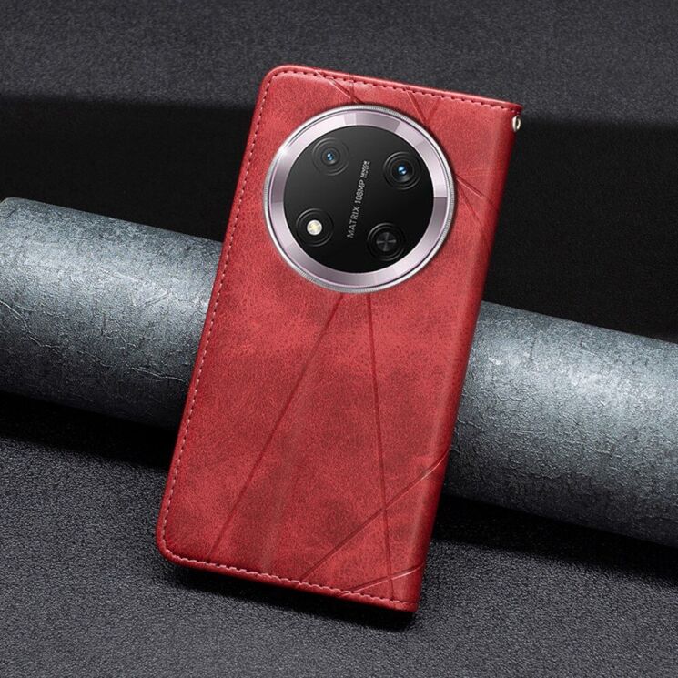 Чехол UniCase Geometric Pattern для Honor Magic 7 Lite - Red: фото 4 из 8