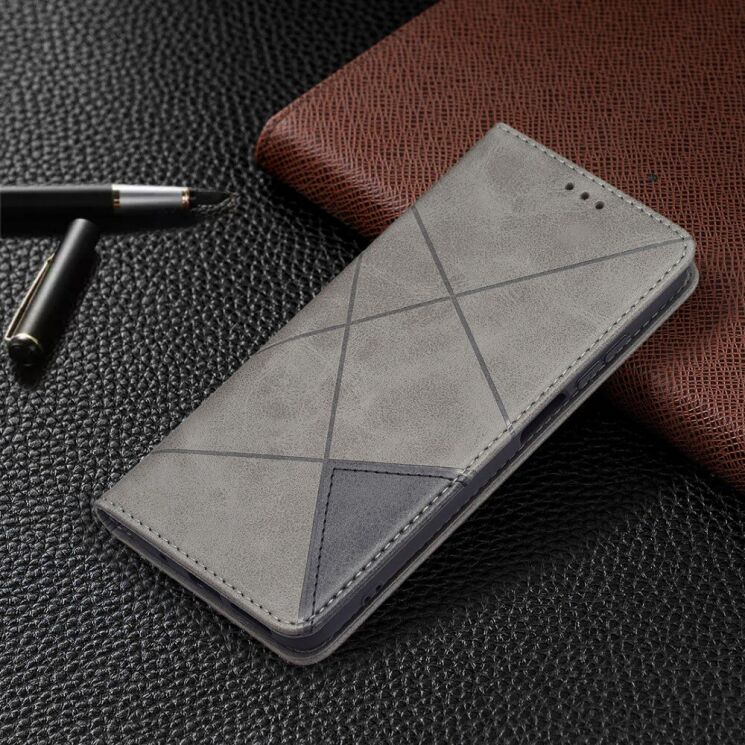 Чехол UniCase Geometric Pattern для Xiaomi Redmi 10 / 10 (2022) / 10 Prime - Grey: фото 5 из 9