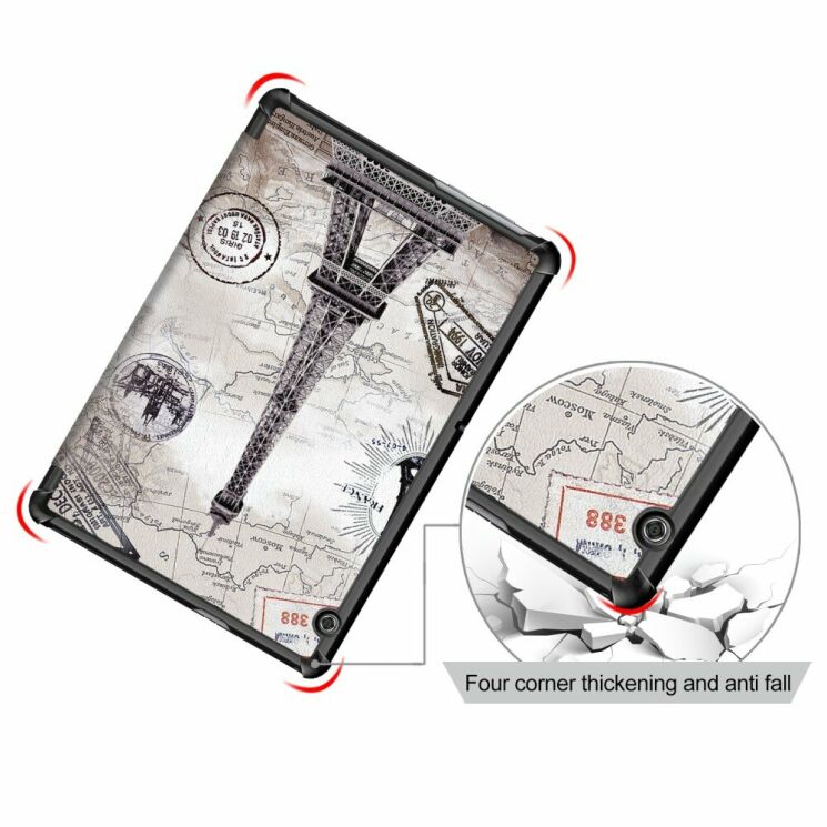 Чехол UniCase Life Style для Huawei MediaPad T5 10 - Eiffel Tower and Map: фото 8 из 9