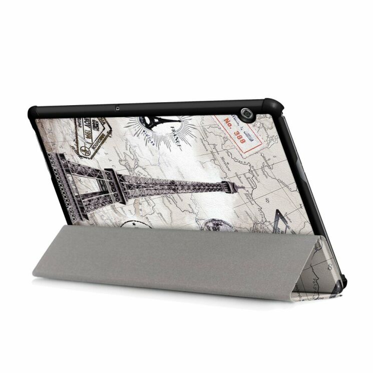 Чехол UniCase Life Style для Huawei MediaPad T5 10 - Eiffel Tower and Map: фото 6 из 9