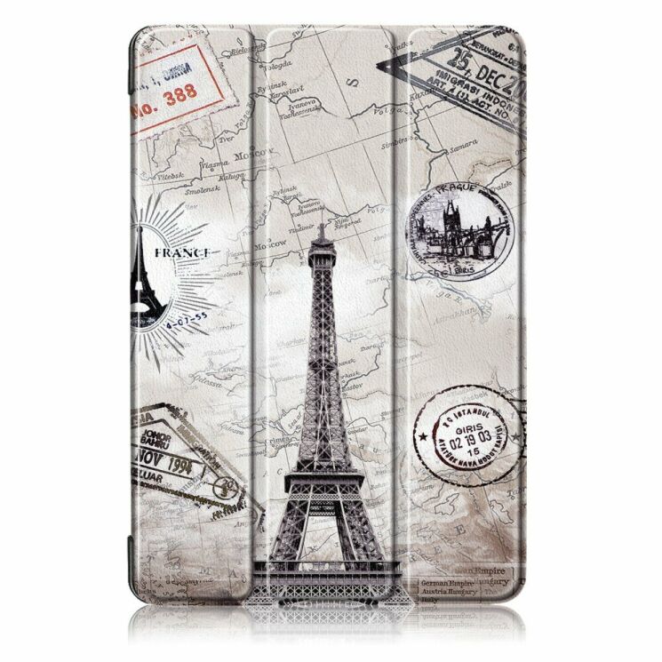 Чехол UniCase Life Style для Huawei MediaPad T5 10 - Eiffel Tower and Map: фото 2 из 9