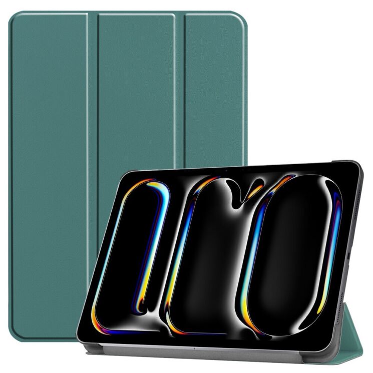 Чехол UniCase Slim для Apple iPad Pro 13 (2024) - Blackish Green: фото 1 из 8