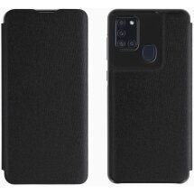 Чехол Wallet Flip Cover для Samsung Galaxy A21s (A217) GP-FWA217AMABW - Black: фото 1 из 7